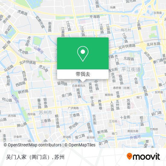 吴门人家（阊门店）地图