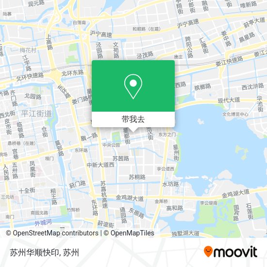 苏州华顺快印地图
