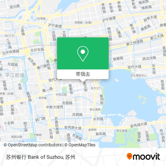 苏州银行 Bank of Suzhou地图