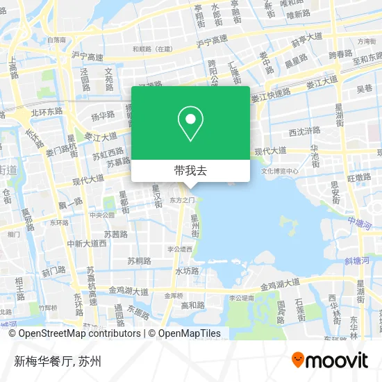 新梅华餐厅地图