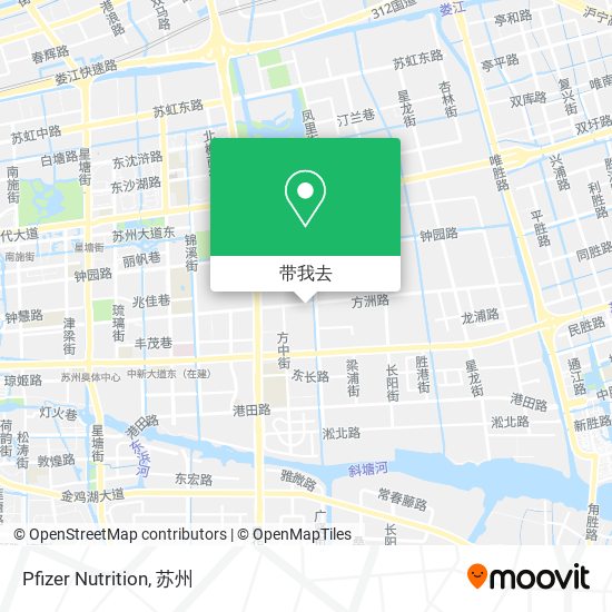 Pfizer Nutrition地图