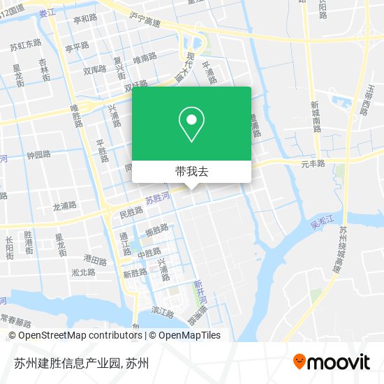 苏州建胜信息产业园地图