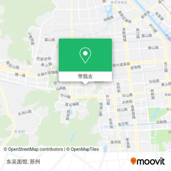 东吴面馆地图