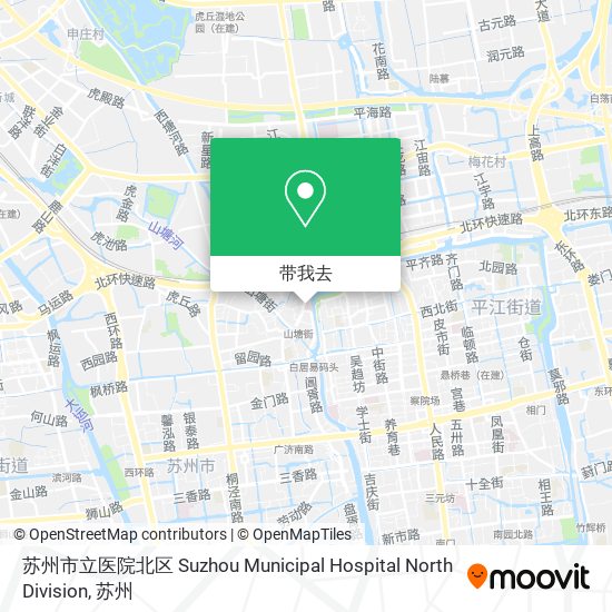 苏州市立医院北区 Suzhou Municipal Hospital North Division地图