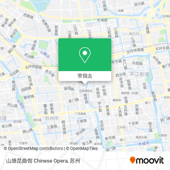 山塘昆曲馆 Chinese Opera地图
