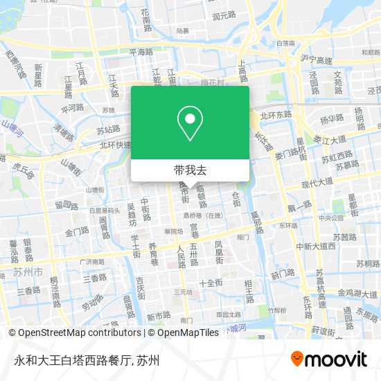 永和大王白塔西路餐厅地图