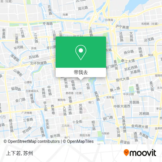 上下若地图