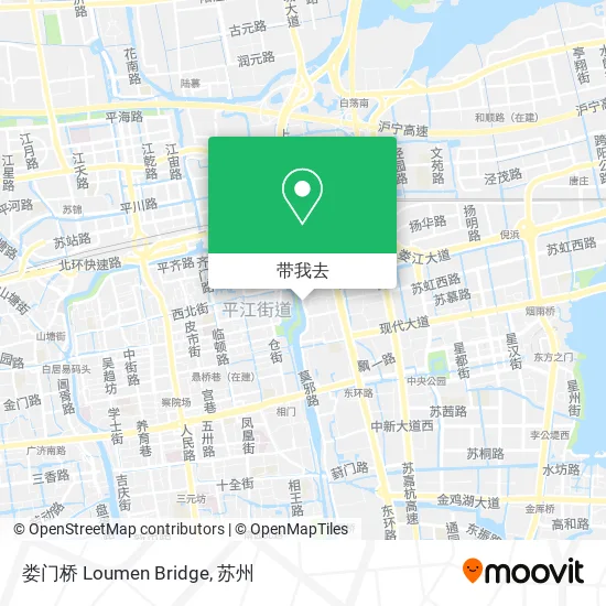 娄门桥 Loumen Bridge地图