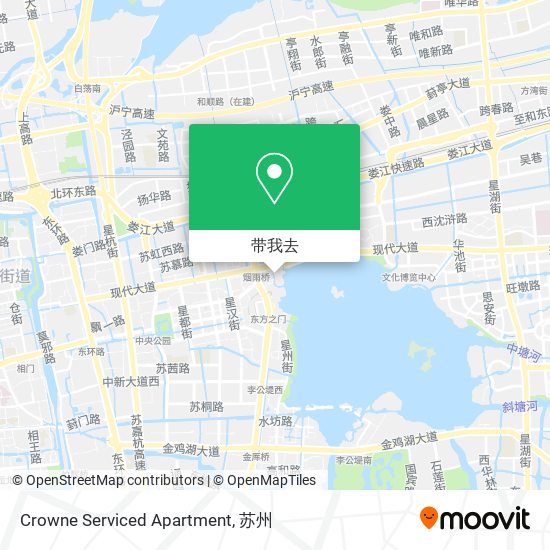 Crowne Serviced Apartment地图