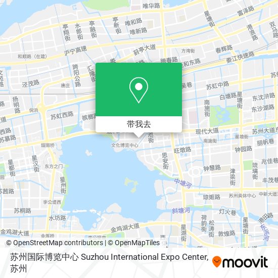 苏州国际博览中心 Suzhou International Expo Center地图