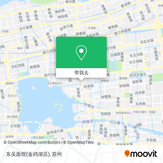 东吴面馆(金鸡湖店)地图