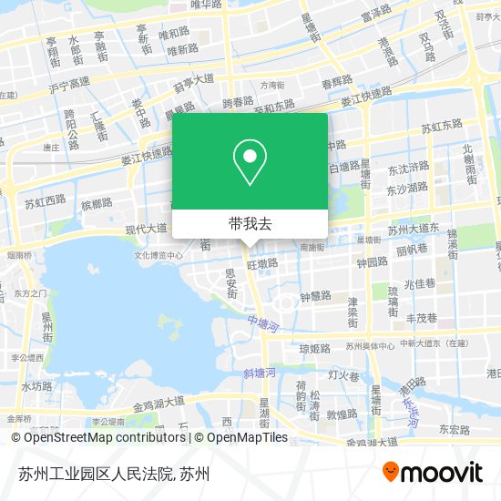 苏州工业园区人民法院地图