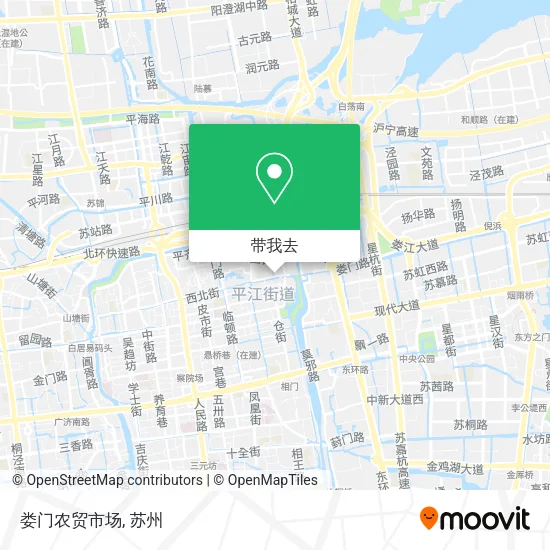 娄门农贸市场地图