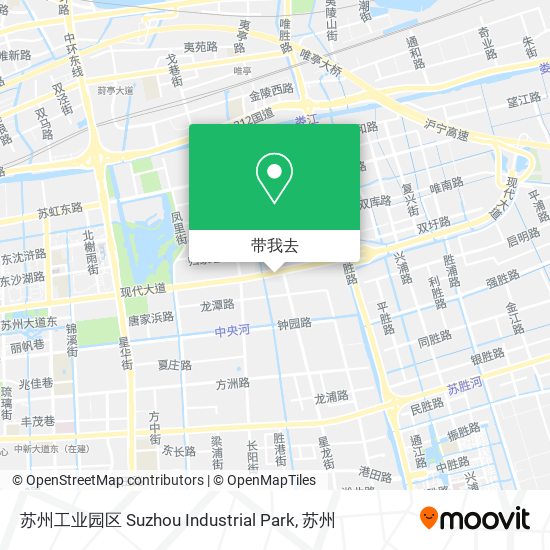 苏州工业园区 Suzhou Industrial Park地图