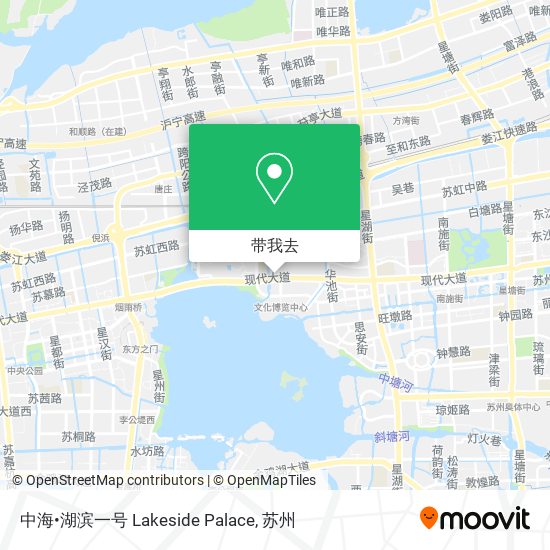 中海•湖滨一号 Lakeside Palace地图