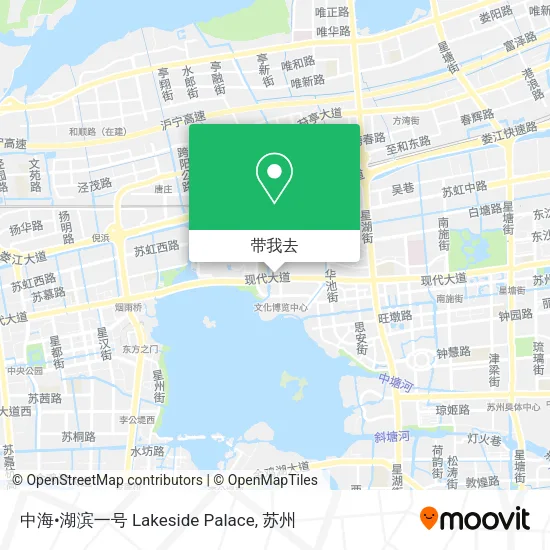 中海•湖滨一号 Lakeside Palace地图