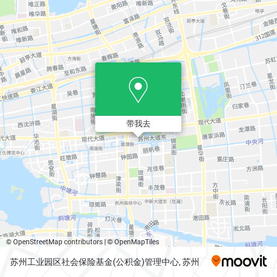 苏州工业园区社会保险基金(公积金)管理中心地图