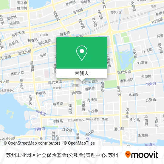 苏州工业园区社会保险基金(公积金)管理中心地图