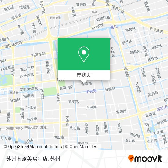 苏州商旅美居酒店地图