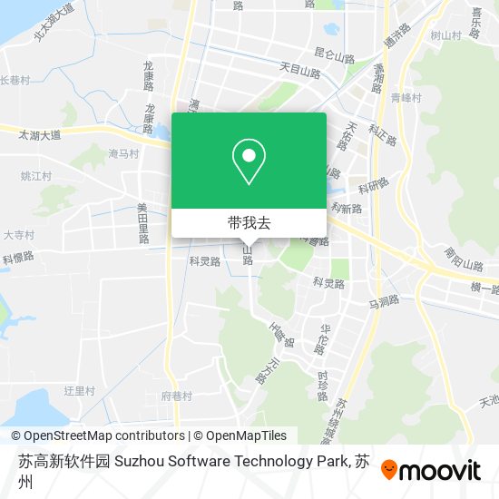 苏高新软件园 Suzhou Software Technology Park地图