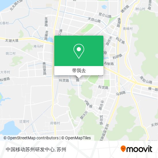 中国移动苏州研发中心地图
