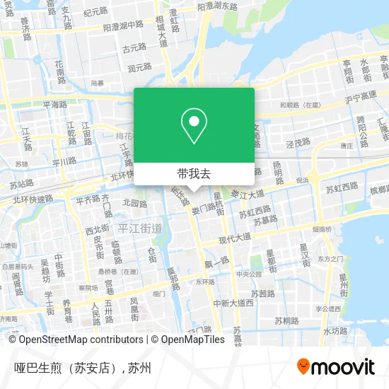 哑巴生煎（苏安店）地图