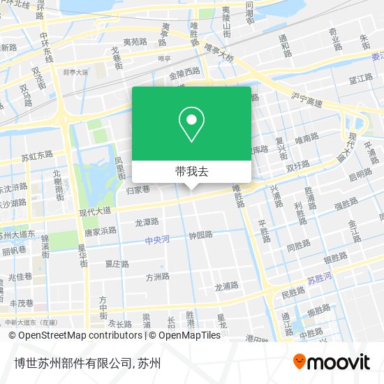 博世苏州部件有限公司地图