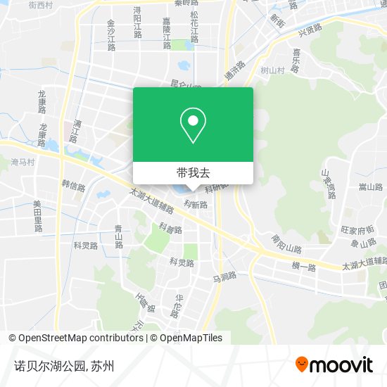诺贝尔湖公园地图