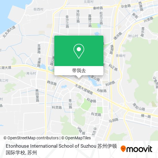 Etonhouse International School of Suzhou 苏州伊顿国际学校地图
