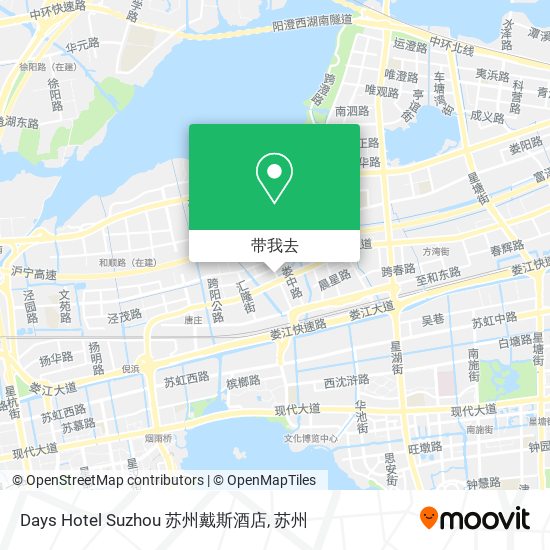 Days Hotel Suzhou 苏州戴斯酒店地图