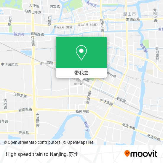 High speed train to Nanjing地图