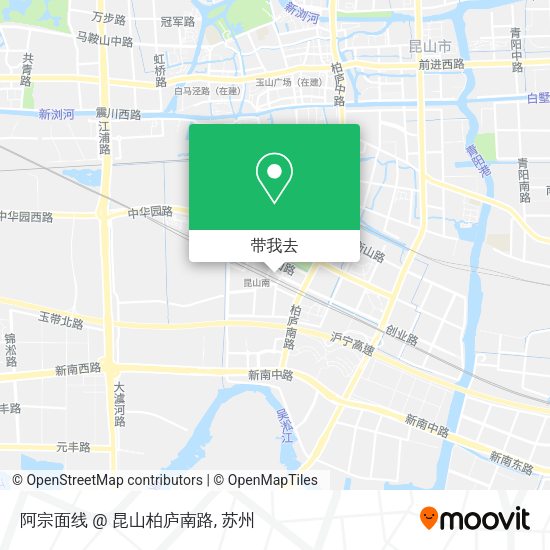 阿宗面线 @ 昆山柏庐南路地图
