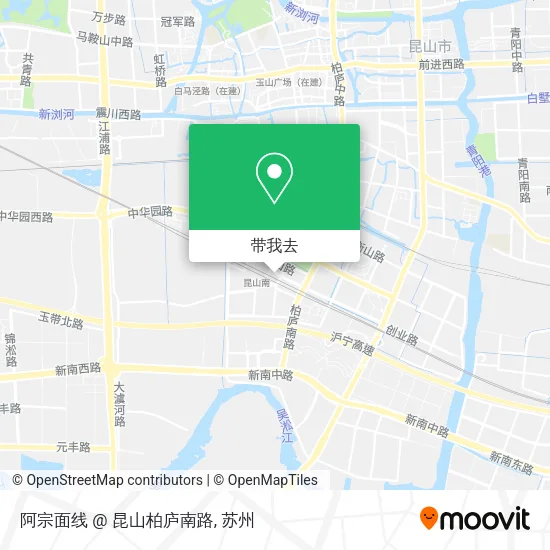 阿宗面线 @ 昆山柏庐南路地图