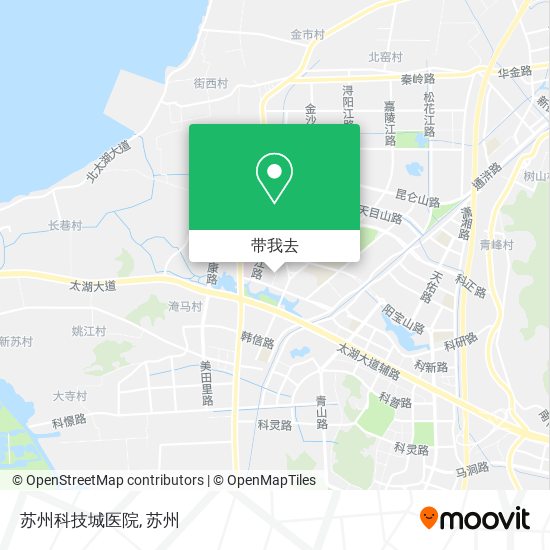 苏州科技城医院地图