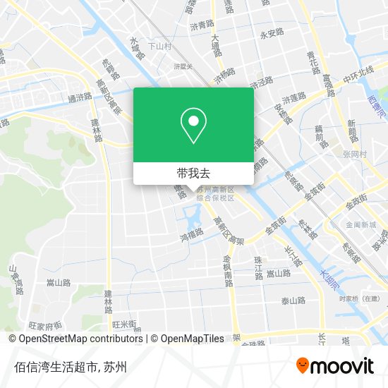 佰信湾生活超市地图
