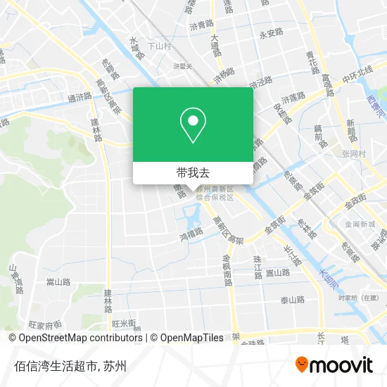 佰信湾生活超市地图