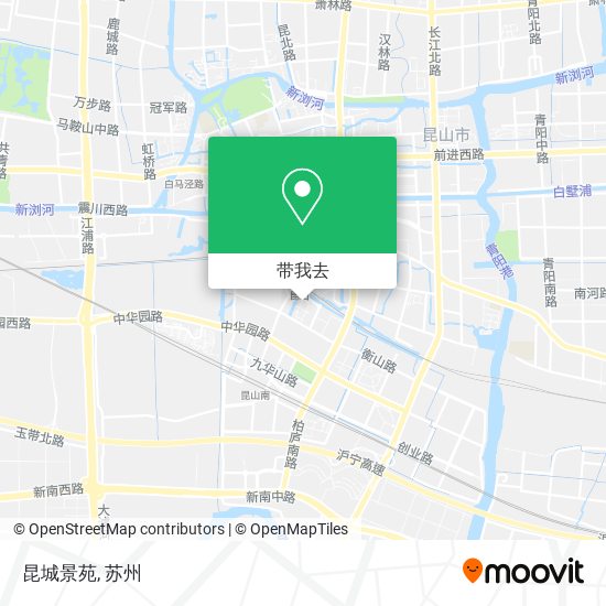 昆城景苑地图