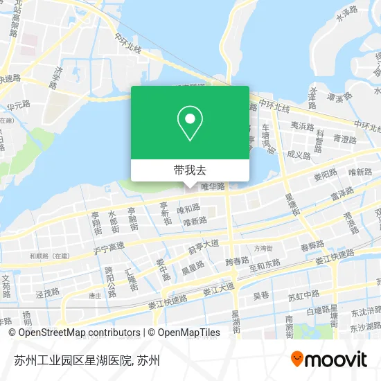 苏州工业园区星湖医院地图
