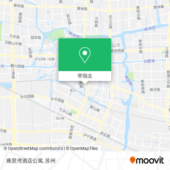 雍景湾酒店公寓地图