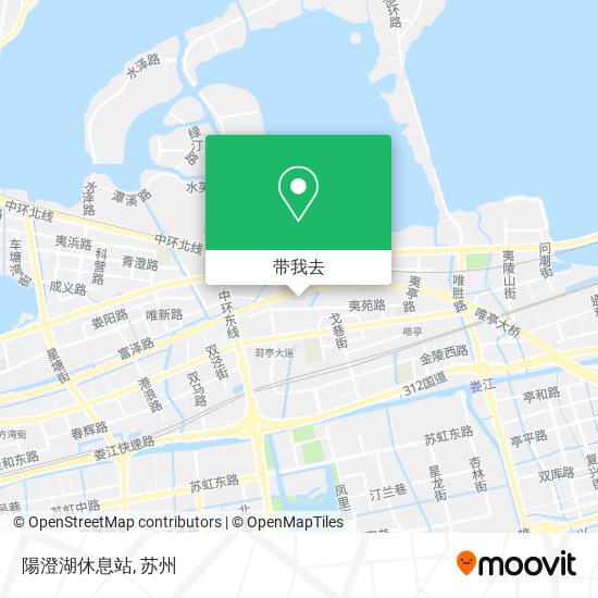 陽澄湖休息站地图