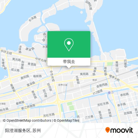 阳澄湖服务区地图