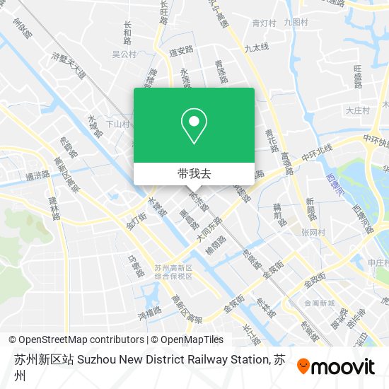 苏州新区站 Suzhou New District Railway Station地图