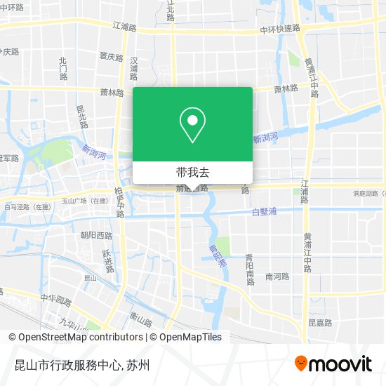 昆山市行政服務中心地图