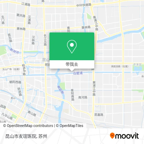 昆山市友谊医院地图