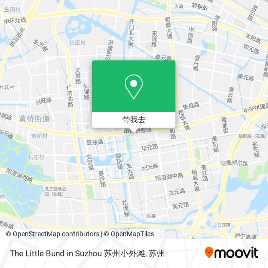The Little Bund in Suzhou 苏州小外滩地图