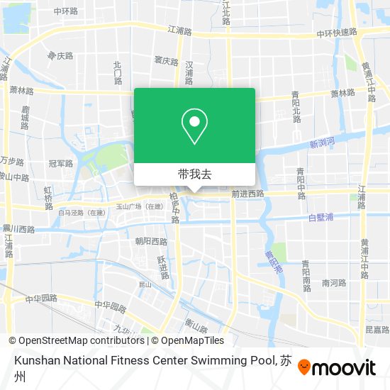 Kunshan National Fitness Center Swimming Pool地图