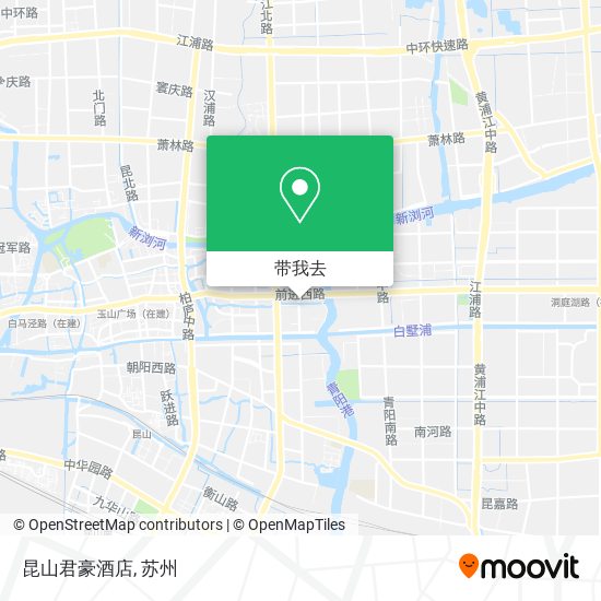 昆山君豪酒店地图