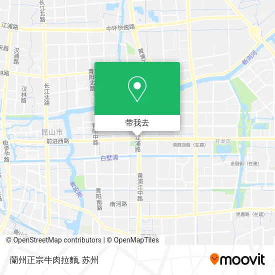 蘭州正宗牛肉拉麵地图