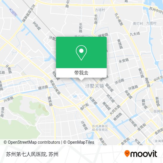苏州第七人民医院地图