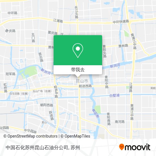 中国石化苏州昆山石油分公司地图